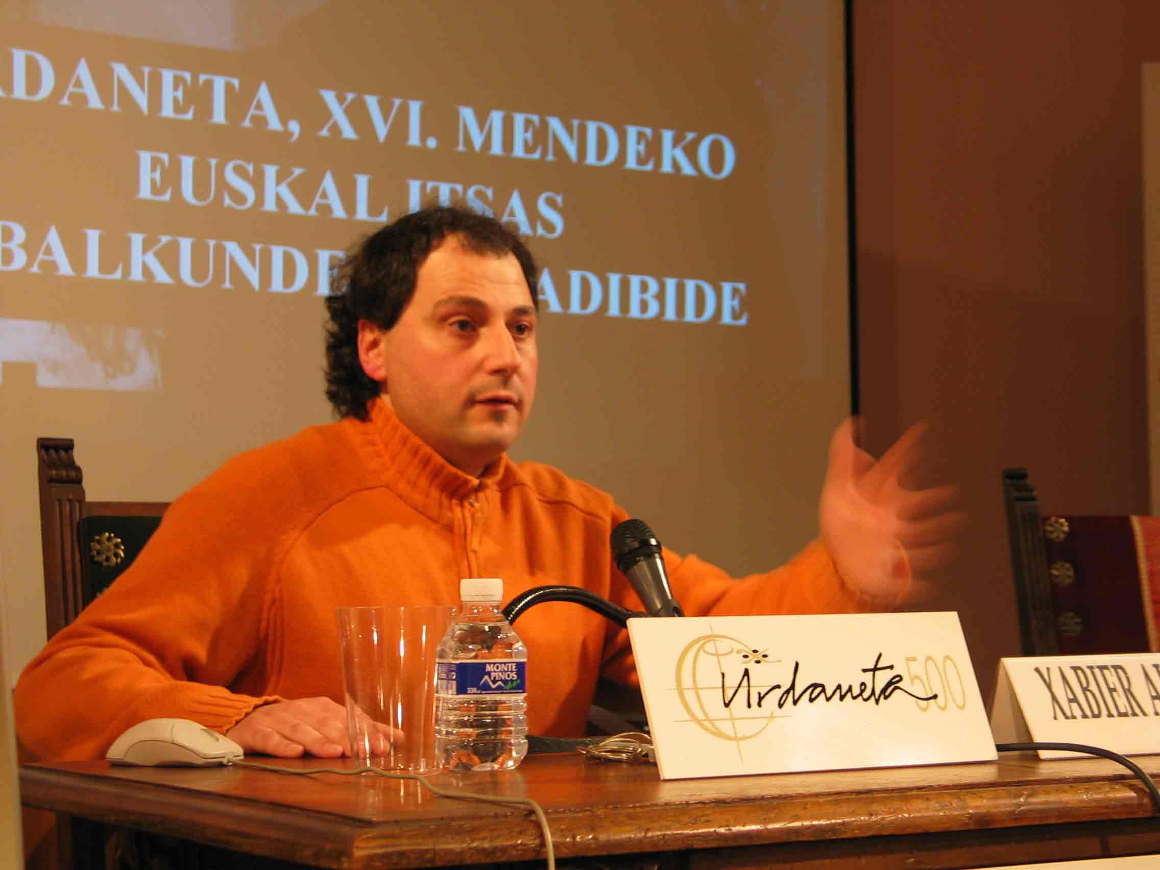 Conferencia de Xabier Alberdi Lonbide - "Urdaneta, XVI mendeko euskal itsas zabalkundearen adibide" (euskara)