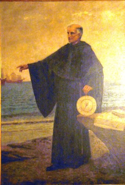Andrés de Urdaneta. Cuadro de Alejandrino Irureta